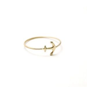 Women’s Old Navy Dainty Gold Anchor Ring